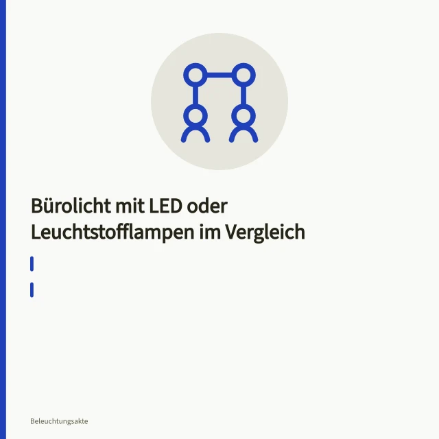 LED-Panel und T5-Leuchtstofflampe als Deckenleuchten im Büro im Vergleich. Bürolicht mit LED oder Leuchtstofflampen im Vergleich
